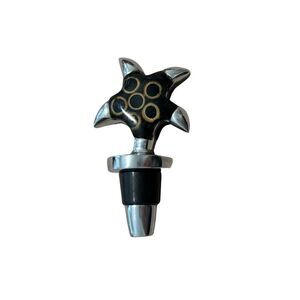 Starfish Wine Topper Recycled Aluminum and Bamboo